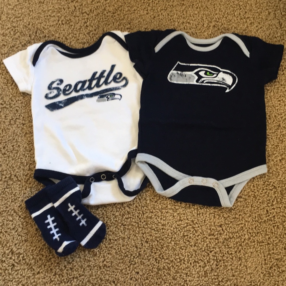 Seattle Seahawks baby Onsies